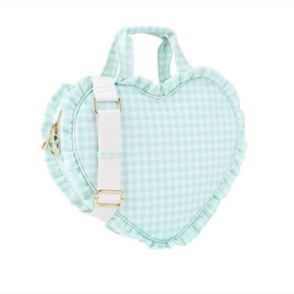 SCL Gingham heart backpack